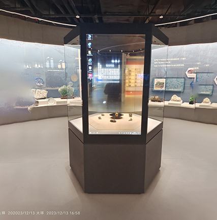 太原地质博物馆+OLED透明柜 